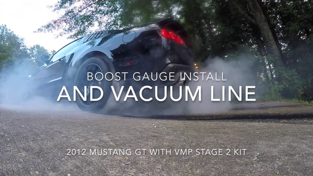 2011 Mustang Roush Boost Gauge Install kkgoo