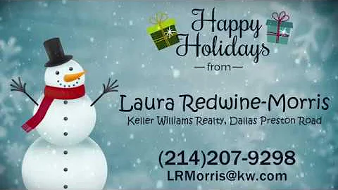 A Holiday Greeting From Laura Redwine Morris