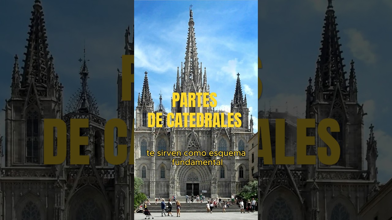 Conoces las partes de una catedral? Hoy aprenderás un esquema rápido #arquitectura #historiadelarte