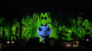 FULL Halloween Screams with Fireworks - Disneyland Park at It's A Small World 2022