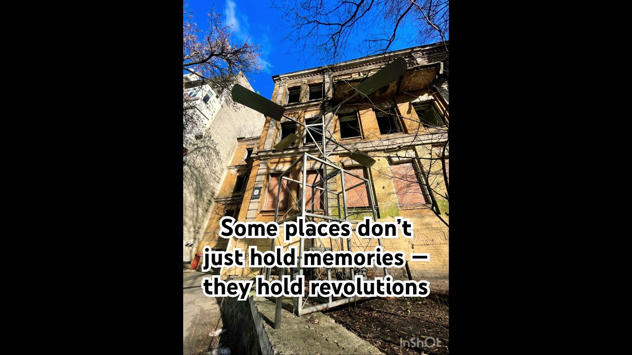 Did you know that right here, in this quiet Kyiv courtyard, aviation history began?