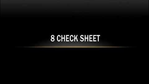 Statistical Control Process Tools