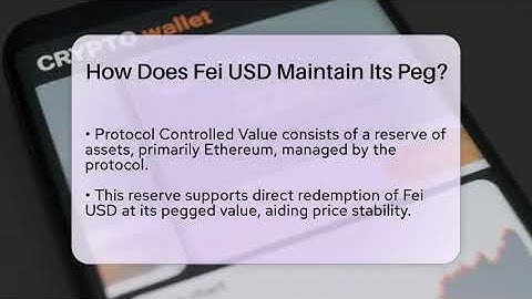 How Does Fei USD Maintain Its Peg? - CryptoBasics360.com