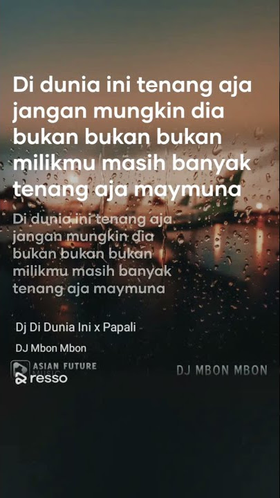 dj di dunia ini x Papale