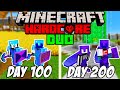 We Survived 200 Days In Hardcore Minecraft | Duo Minecraft Hardcore 100 Days