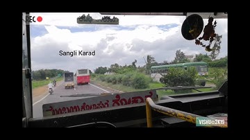NWKRTC VS NWKRTC & MSRTC Bus Racing On NH4 with Full Horns.