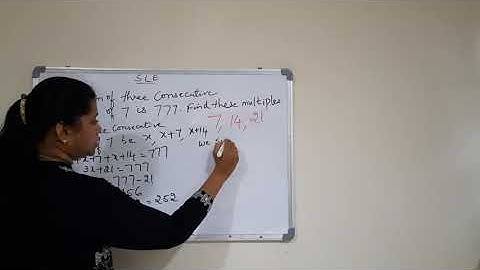 The sum of three consecutive multiples of 7 is 777.Find these multiples