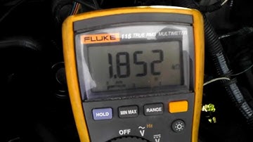 TPS (throttle position sensor) testing