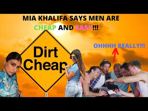 EX P#rn ⭐️ MIA KHALIFA SAYS MEN ARE CHEAP AND EASY!!! She's gotten every man she ever wanted!