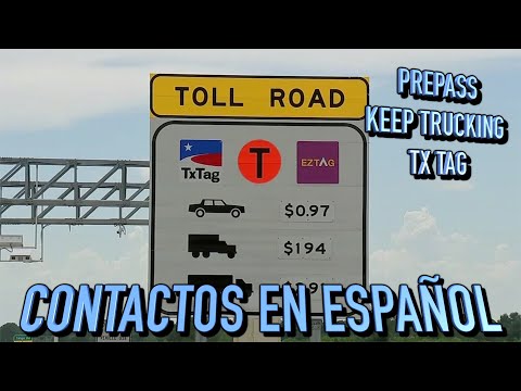 CONTACTOS EN ESPAÑOL.   PrePass.  KeepTrucking. TxTag.