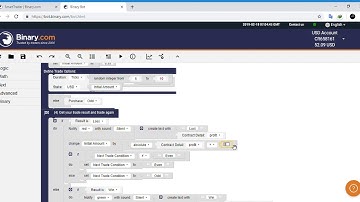 Binary Bot   Real account Trade