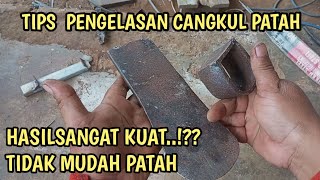 Tips Las ⁉️ Sambung Cangkul Patah Agar Hasil Kuat