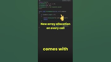 They FIXED params in .NET