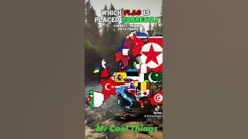 Part 1 Which Flag is Placed Correctly #shorts #flags #maps #fyp