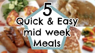 5 quick and easy week night family meal ideas for busy mums