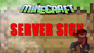 สอนใช้ปลั๊กอิน Server Sign Minecraft Version 1 8