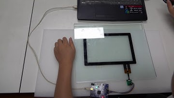 PCAP Cypress touch controller IC industrial touch test
