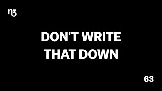 numb3rly 63 – don't write that down