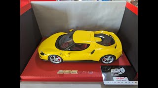 1:18 Diecast Review Unboxing Ferrari 296 GTB by BBR #ferrari #review #diecast #modelcars #unboxing