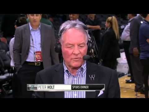 Spurs' Owner Peter Holt On the Win   Heat vs Spurs   Game 5   June 15, 2014   NBA Finals 2014