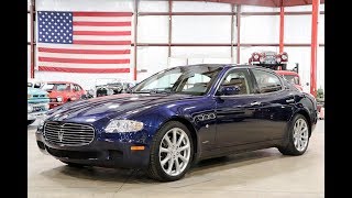 2008 Maserati Quattroporte Blue