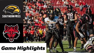 Southern Miss at Arkansas State | Full Highlights | 2025 College Football