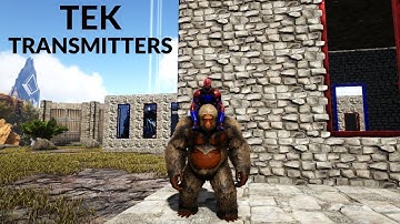 WE FINALLY GOT TEK TRANSMITTERS, SCAN FOR DINOS, ARK VANILLA SEASON