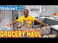 Walmart grocery haul  subscriber bought us groceries cooking a 20 meal  more
