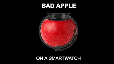 Bad Apple on a Smartwatch (Galaxy Watch5)