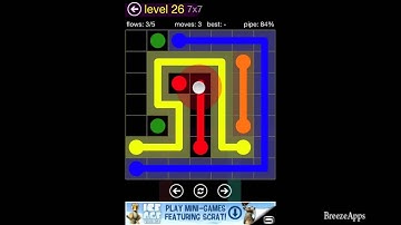 ‪Flow Free 7x7 level 26 (Regular Pack Medium)‬