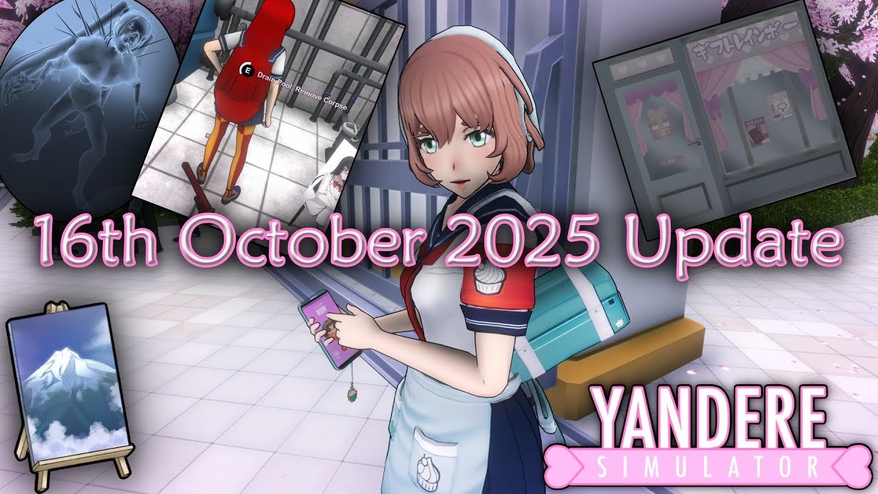 Yandere Simulator 16th October 2025 Update YouTube 