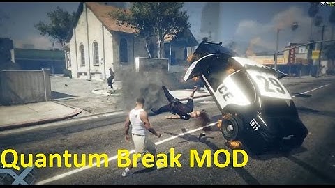 GTA 5 Mods Quantum Break Mod - GTA V Time Stopped Mode - HD