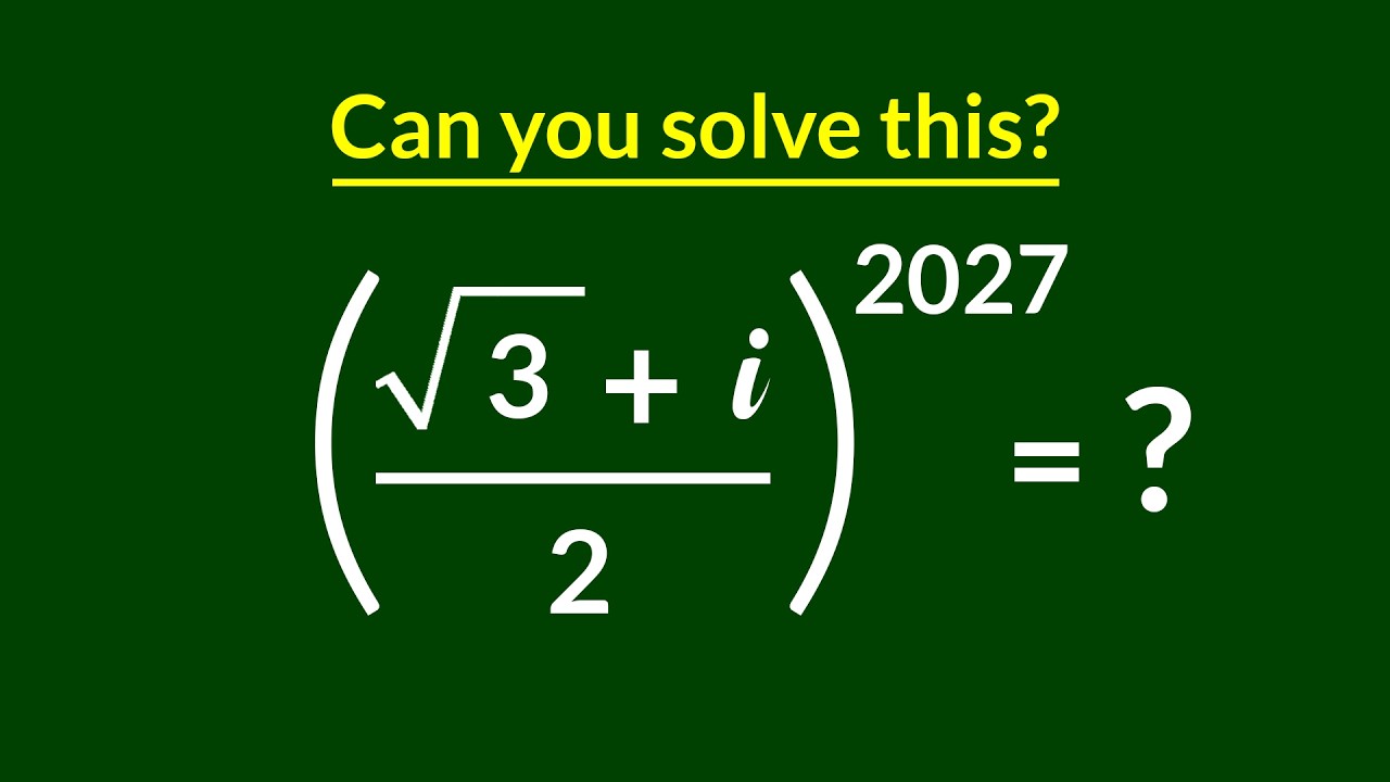 Solving Complex Number Exponents Using Algebraic Identities