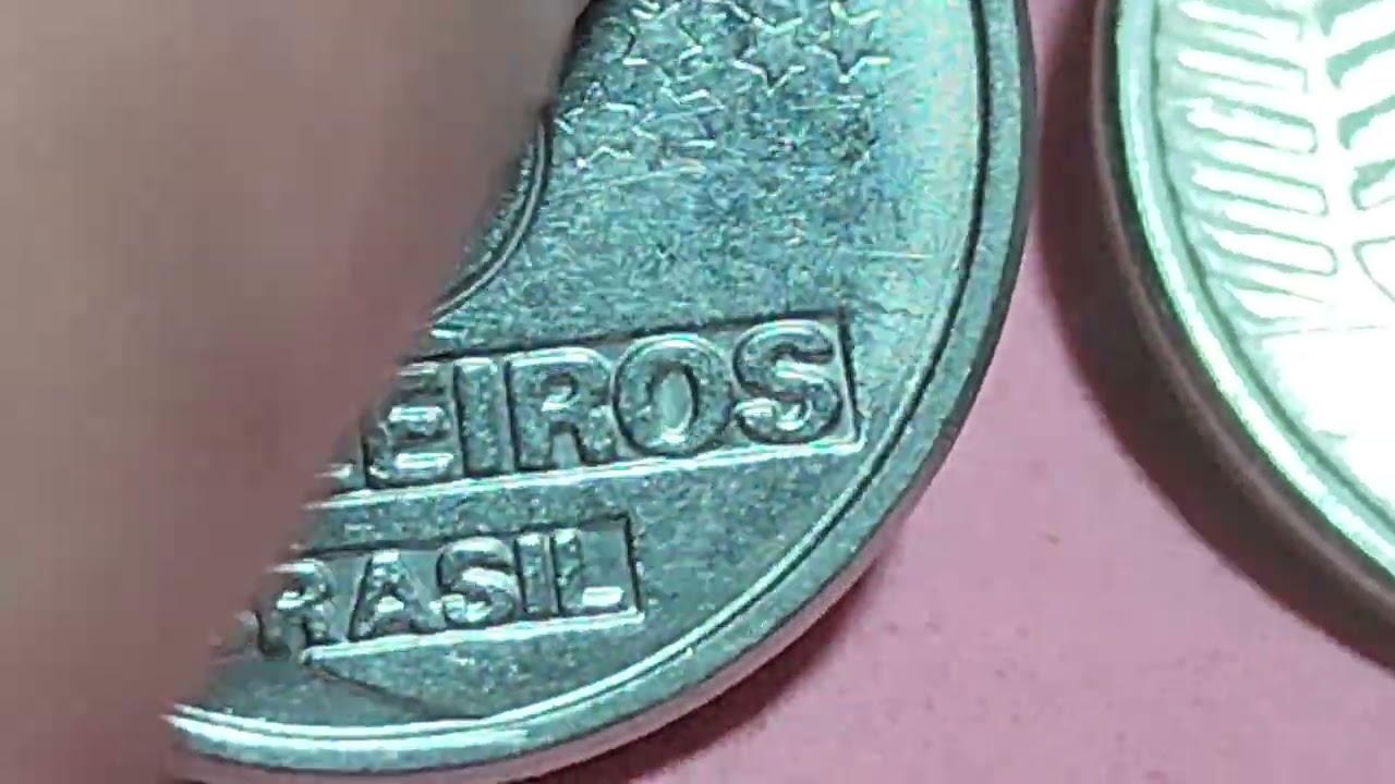 Error 4 Monedas con distintos errores 10 Cruceiros de 1991 Brasil 