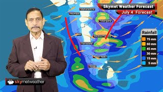 Weather Forecast July 4: Monsoon Wait Gets longer over North India, Heavy Rain Continue over East
