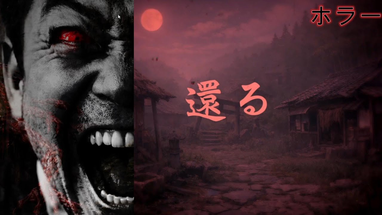 廃村に残されていた悪しき風習を還したい【オカルト×本格推理ノベルゲーム還る】【ホラーゲーム（Horror Game）】