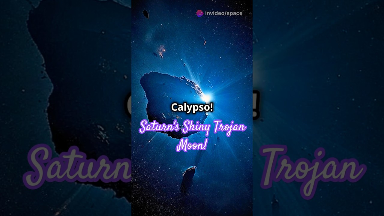 Uncover Calypso: Saturn’s Shiny Trojan Moon! #saturnnews #calypso #saturnmoons #saturn #space #facts