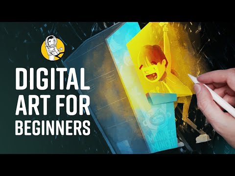digital art tutorial for beginners - YouTube