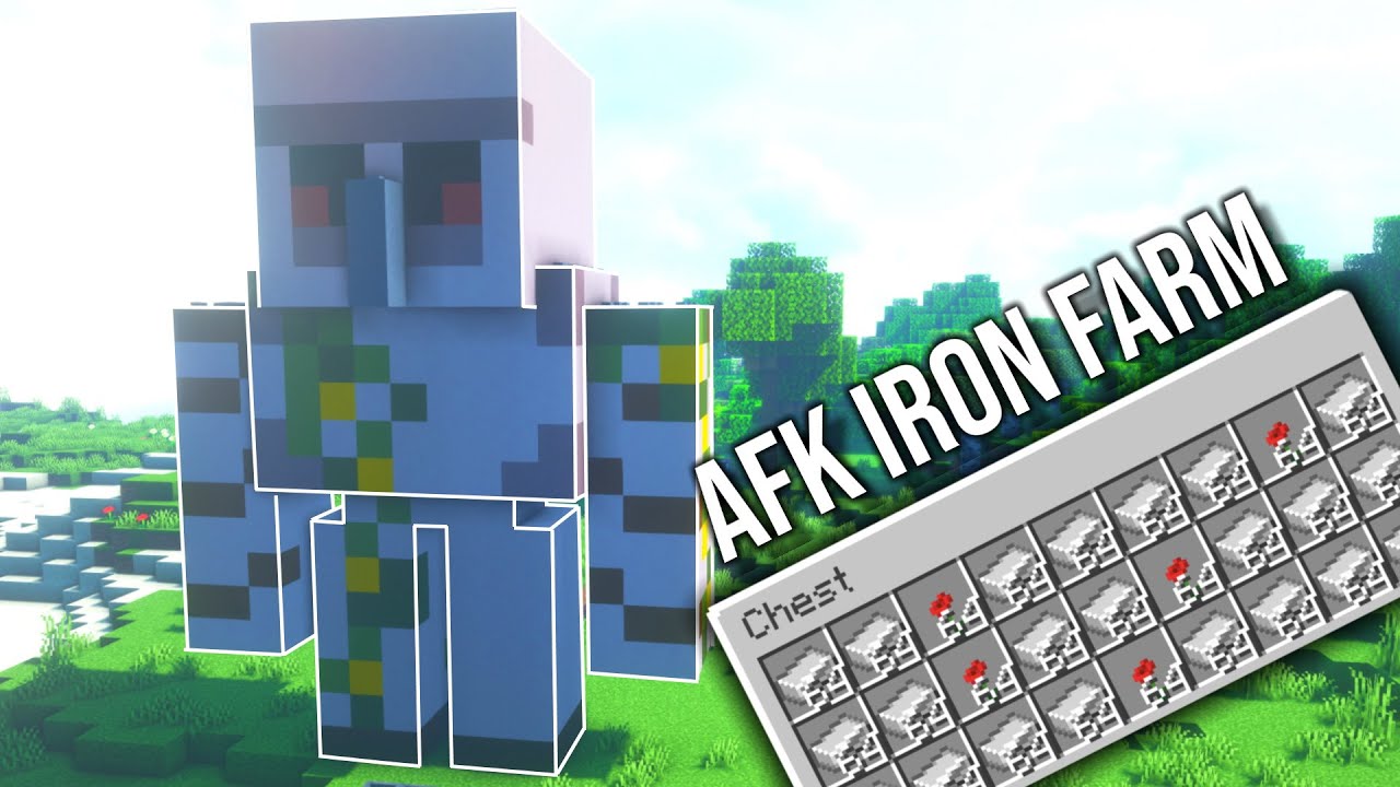 Minecraft: How to Build an Easy Iron Farm | Tutorial [1.16.5] - YouTube