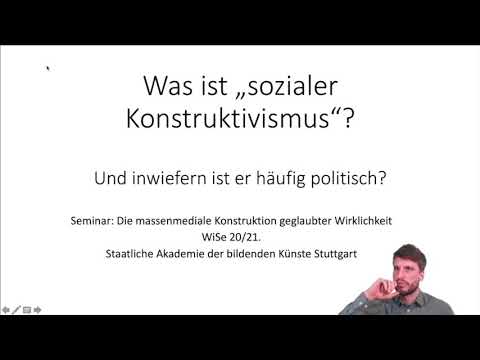 Was ist "sozialer Konstruktivismus"? Und inwiefern ist er häufig politisch? | #MedialeKonstruktion I