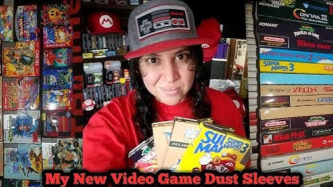 My new custom video game dust sleeves