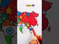 draw Flag Map of Laos 🇱🇦 #laos #flag #map #drawing