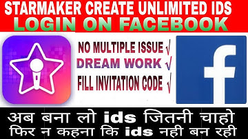 STARMAKER NEW IDS KAISE BANAY ||HOW TO CREATE STARMAKER UNLIMITED IDS ||NEW TRICK 2022