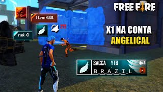FUI X1 USANDO UMA CONTA COM O BANNER ANGELICAL NO FREE FIRE