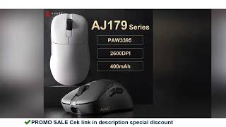 AJAZZ AJ179 PRO PAW3395 Lightweight Wired Wireless Mouse with Magnetic Charging Base Ergonomic Macro