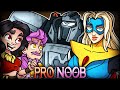 SUPERHEROES ARE MONSTERS - Pro and Noob VS Dispatch! (Blind Chapter 1 Gameplay Playthrough)