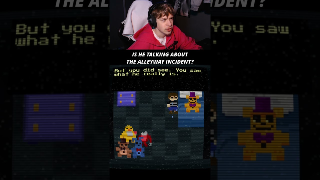 IS HE TALKING ABOUT THE ALLEYWAY?? 