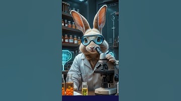 This Bunny Just Discovered Something HUGE 🧪🐰 #shorts #science