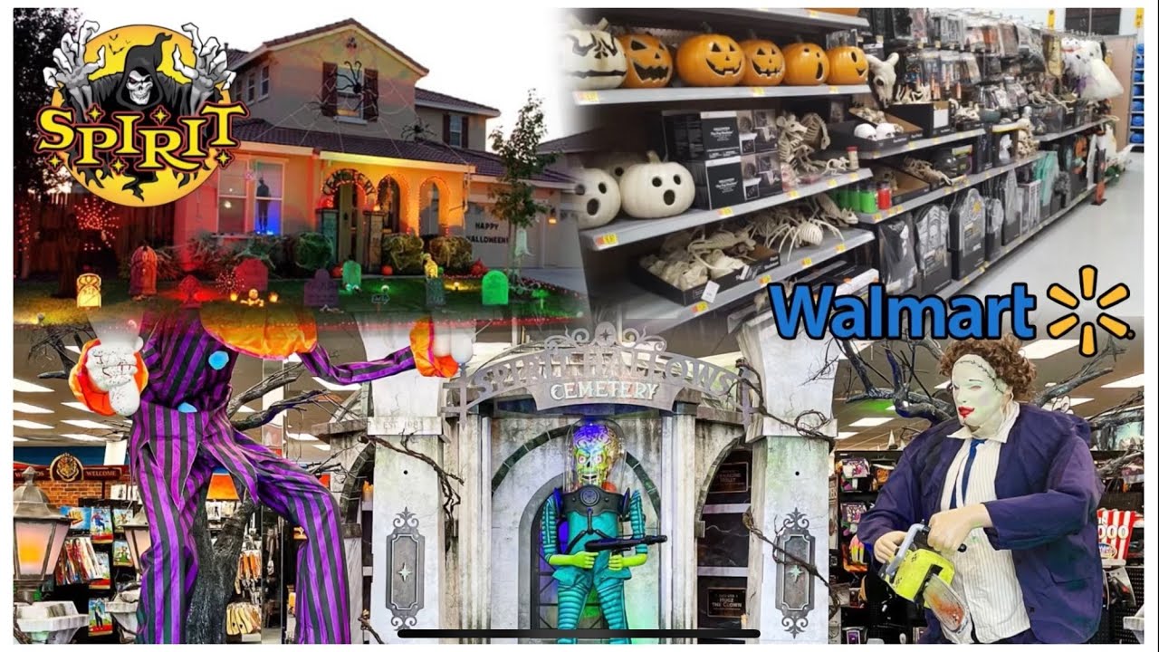 spirit halloween new animatronics/Walmart seasonal decor/ halloween