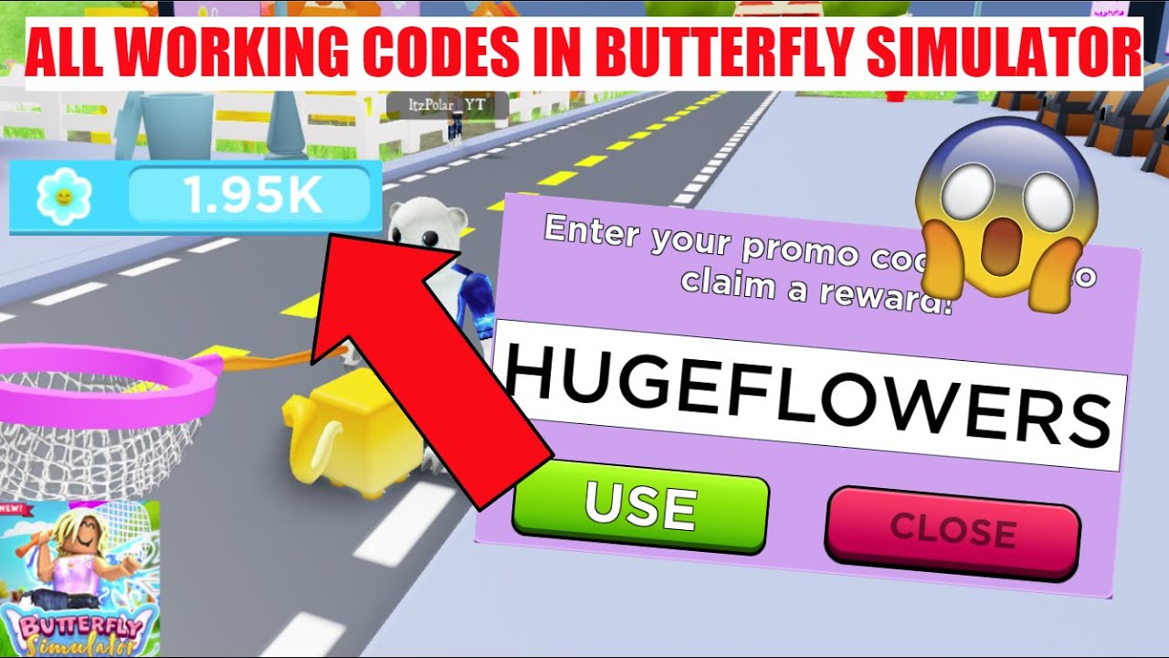  ALL WORKING CODES IN BUTTERFLY SIMULATOR Roblox YouTube